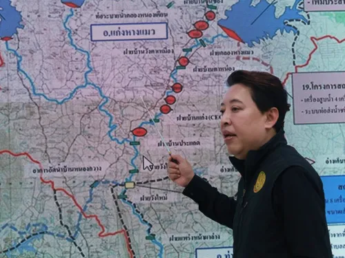 Chanthaburi irrigation says it did not open all dam gates at once, as heavy rain overflowed spillways