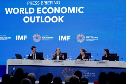IMF sees 2026 global growth at 3.1% and Thailand upgraded as AI hardware demand lifts exports, but oil above $100 is a risk