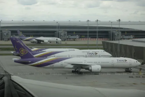 Thai Airways cancels eight more flights as Suvarnabhumi baggage backlog grows