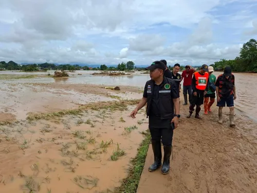 Nan flood damage hits 14,963 rai of farmland; register and file form กษ 01 now to qualify for aid