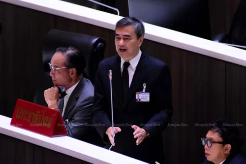 Opposition leader calls for probe into BMA's cancelled Khu Bon flood pond project