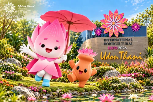 Udon Thani's horticultural expo runs 1 Nov 2026 to 14 Mar 2027, a tourism window for Isan businesses