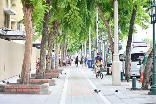 Bangkok bans street food giveaways on Ratchadamnoen Road from today; stop parking food vans there