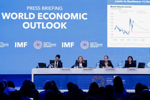 IMF raises Thailand's 2026 growth to 2.1% but cuts 2027, leaving Thai growth lagging the region