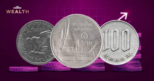 Baht hits 6-week high near 33 per dollar, and Standard Chartered sees it at 32.50 by year-end
