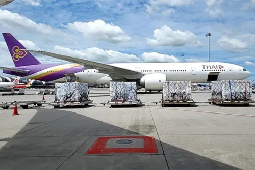 Thai Airways cargo terminal stops accepting shipments Oct 1-6 because of flooding