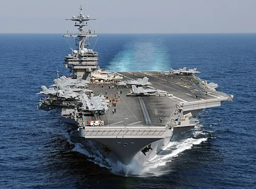 US Navy carrier and destroyer dock in Phuket 5-10 October with about 5,000 crew ashore