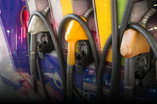 Diesel B7 at 38.39 baht and B20 at 33.39 baht a litre on 25 Aug 2026, with B20 up 0.85 baht
