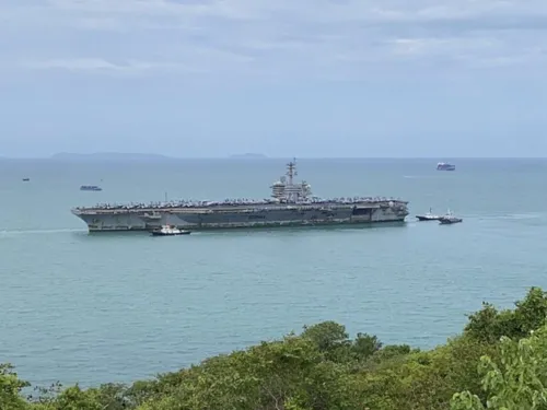 5,000 US Navy personnel land in Pattaya for five days, with about 100 million baht in spending expected