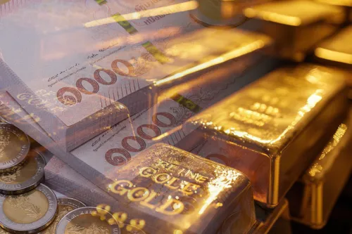 Gold prices fell 650 baht today on 31 August 2026, with jewellery sell price at 70,400 baht per baht weight