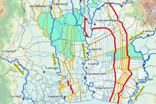 Cabinet approves 270 km Chai Nat–Pak Sak–Gulf canal: 16,208 rai and 2,600 homes to be acquired