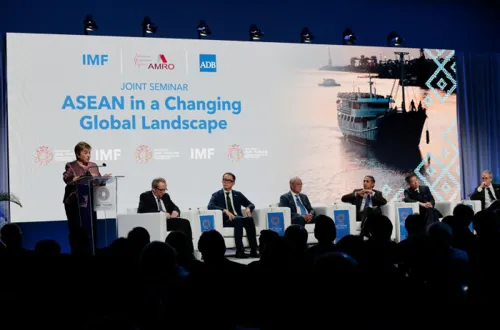 IMF says high global borrowing costs and an energy shock will squeeze Thailand's growth room