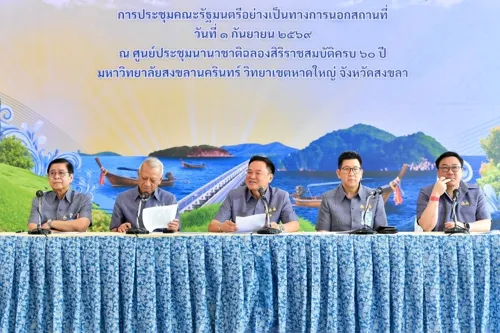 Cabinet approves 3 southern double-track rail projects worth 106,798 million baht