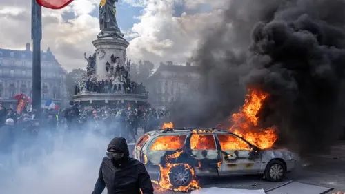 Paris cost-of-living protests torched a restaurant and shops, and the city has opened emergency help for damaged businesses