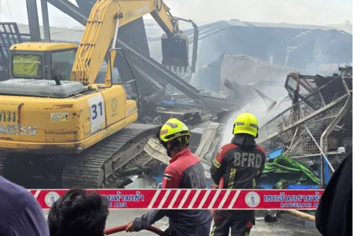 Klongthom Center fire: stall owners file damage claims as the site stays closed