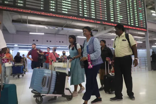 Indian arrivals down 11.6% in August, but total foreign arrivals only slightly lower