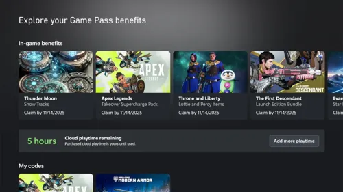 Xbox Cloud Gaming caps Game Pass cloud hours from November