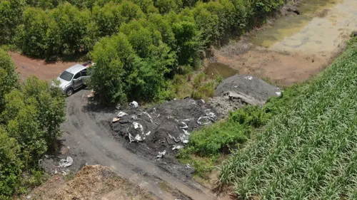 Industrial waste dumping crackdown in Prachin Buri: check where your waste goes